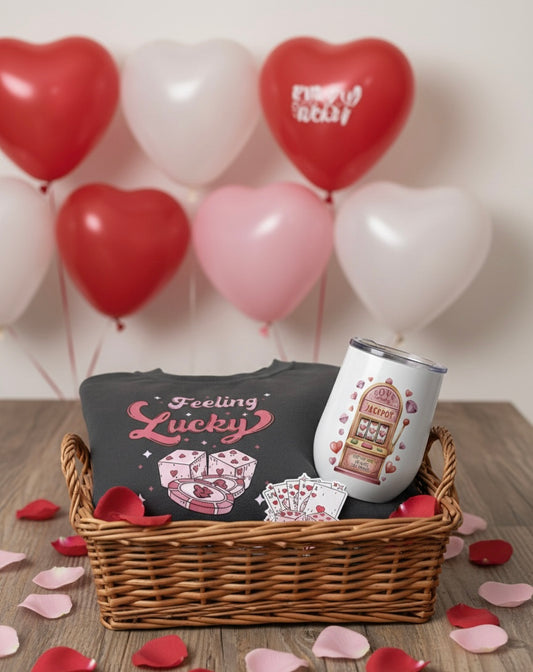 Feeling Lucky Small Valentine’s Gift Basket
