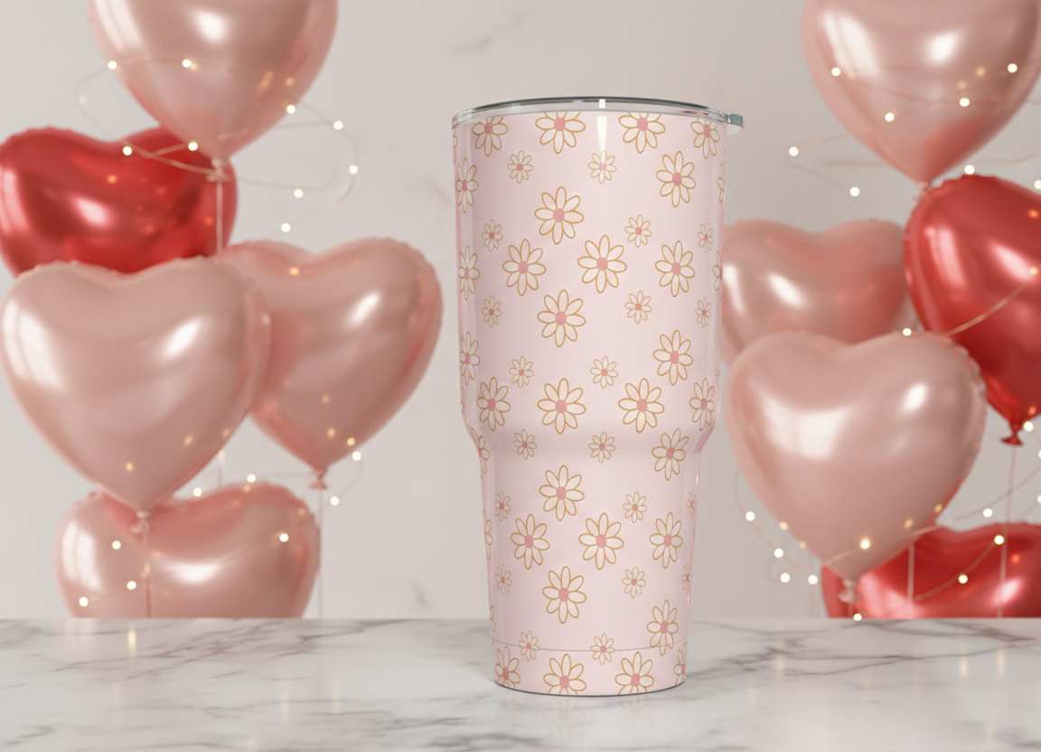 Floral 40oz Tumbler