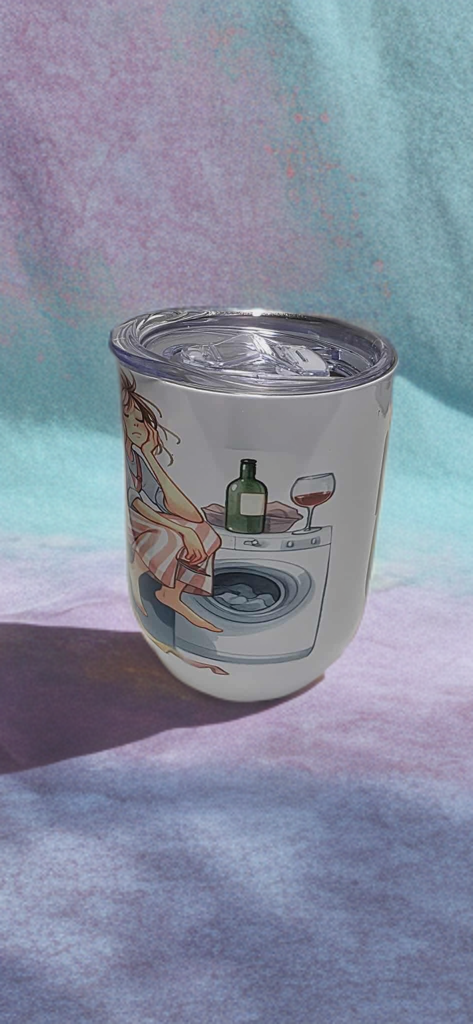Mama Needs Wine Wine Tumbler – Funny Mom Drinkware