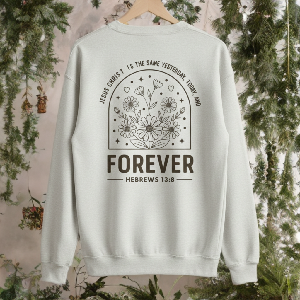 Jesus Christ Is the Same Yesterday, Today & Forever Crewneck
