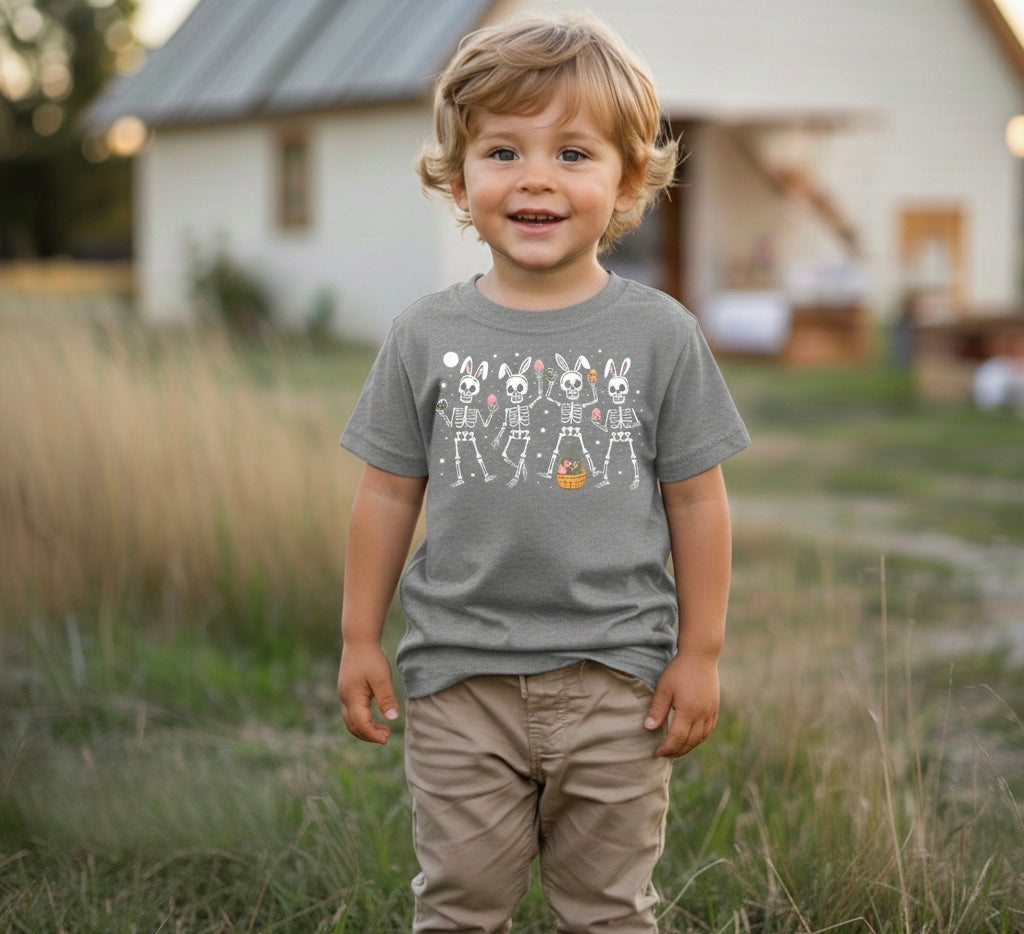 Skeleton Bunny Toddler T-Shirt