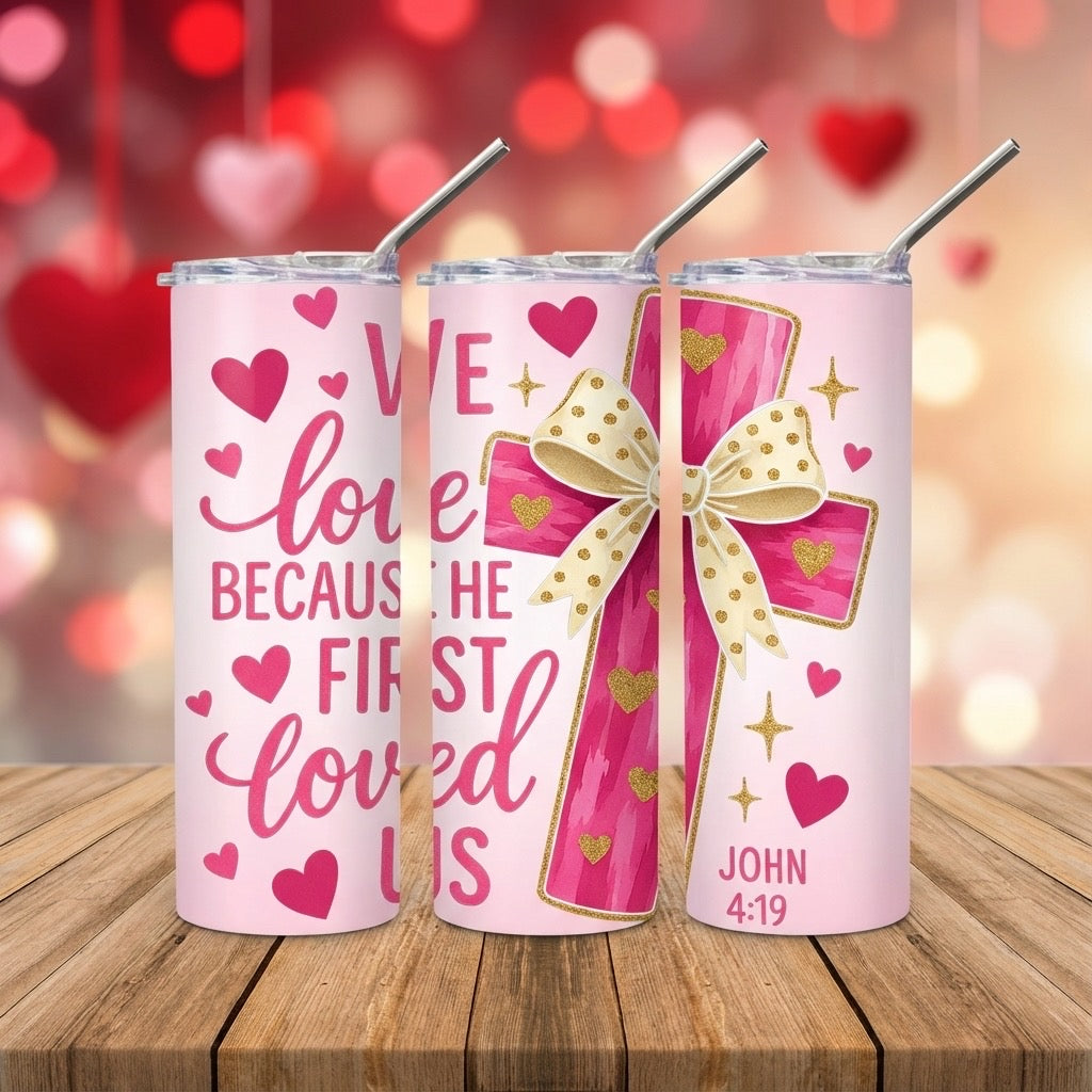 Loved – John 3:16 Valentine’s Medium Gift Basket | Faith-Based Gift Set