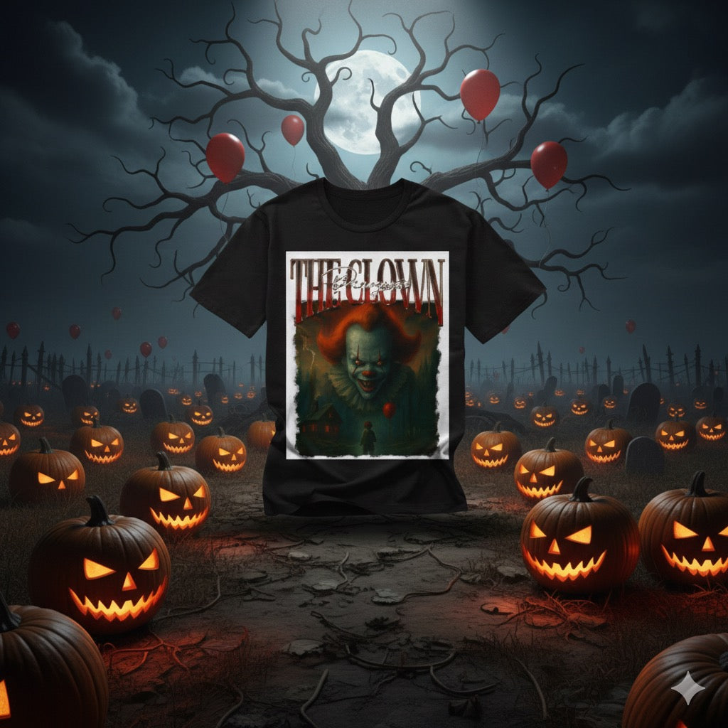 Retro Clown Graphic Tee – Bold, Playful Circus Vibes