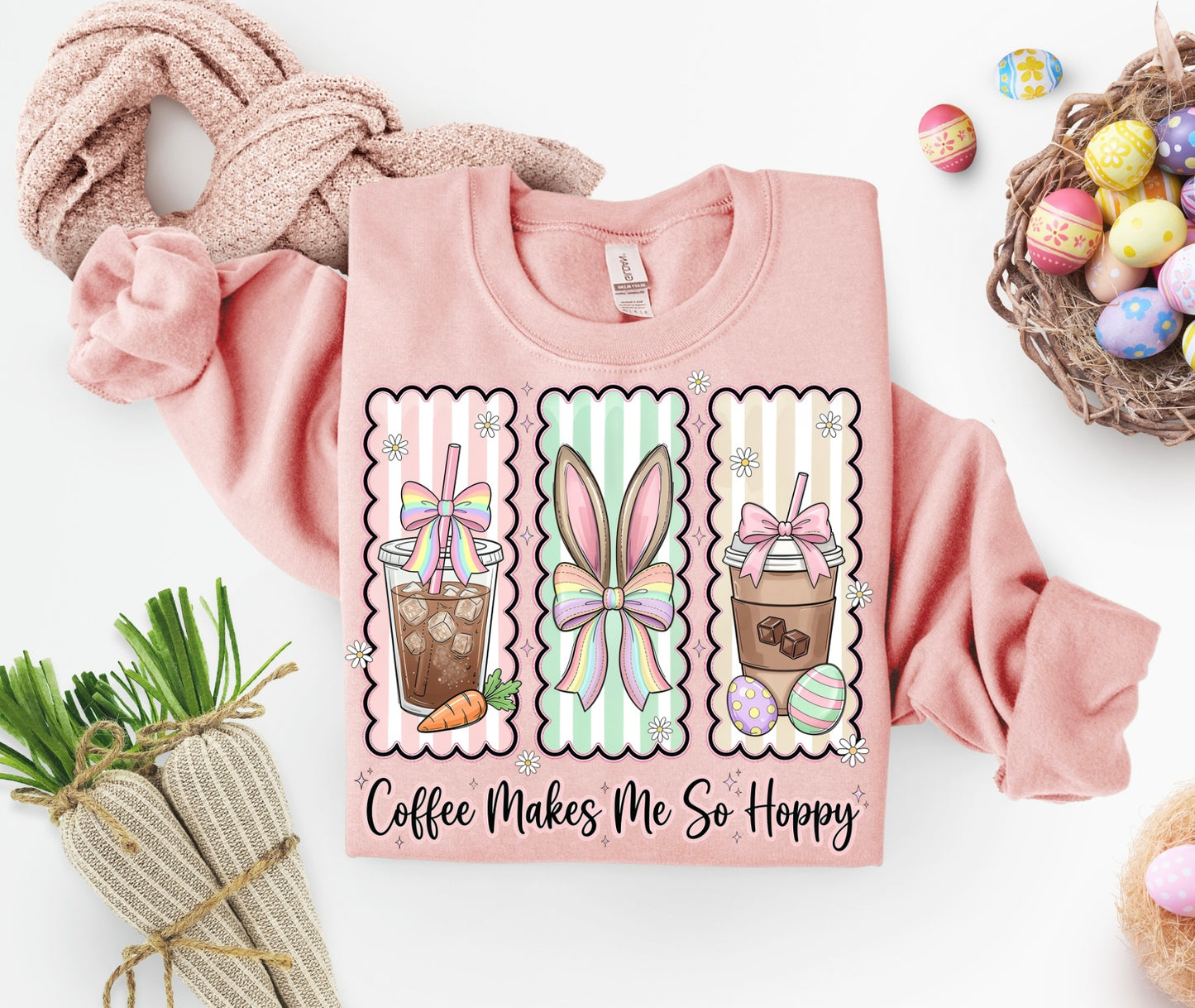Coffee Makes Me So Hoppy – Medium Easter Gift Basket