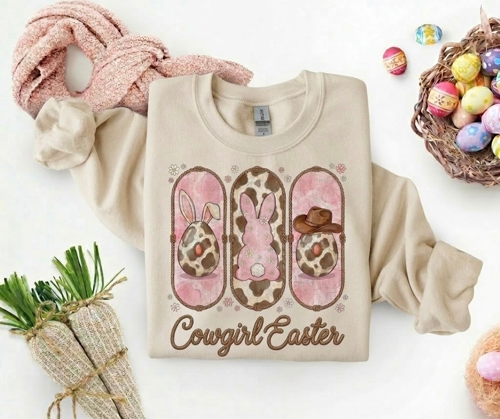 Cowgirl Easter Crewneck