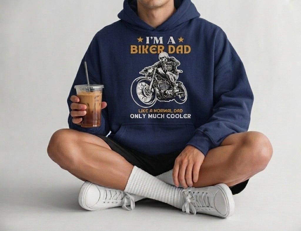 I’m a Biker Dad Hoodie