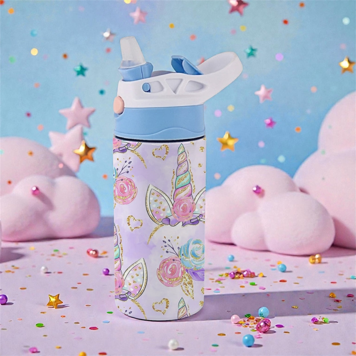 Unicorn Horn Kids Tumbler – Magical Children’s Drinkware