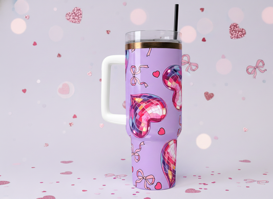 Disco Hearts Valentine’s 30oz Tumbler
