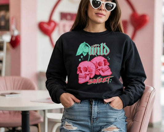 A Little Wild & Sweet Valentine Crewneck