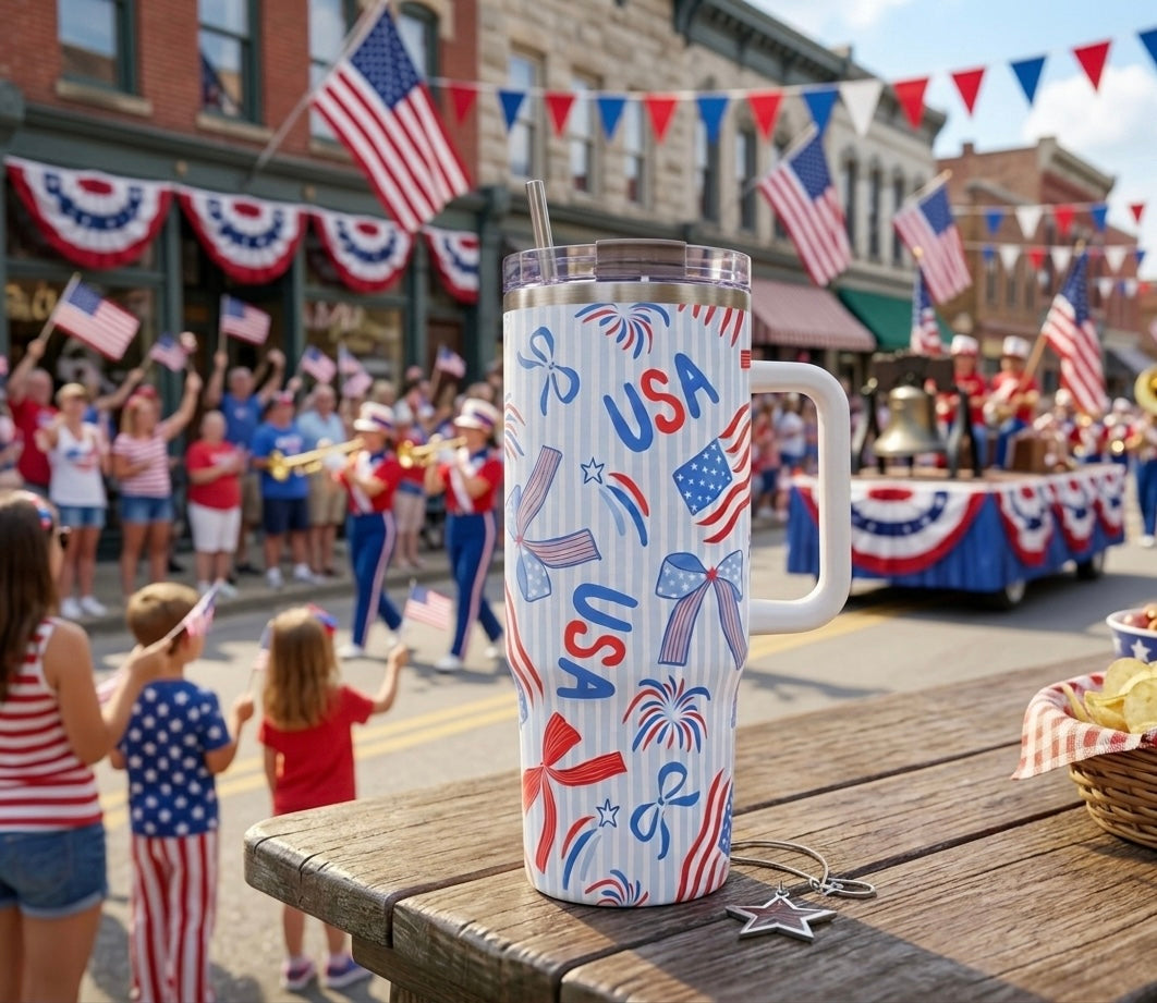 Coquette 4th of July 30oz Tumbler