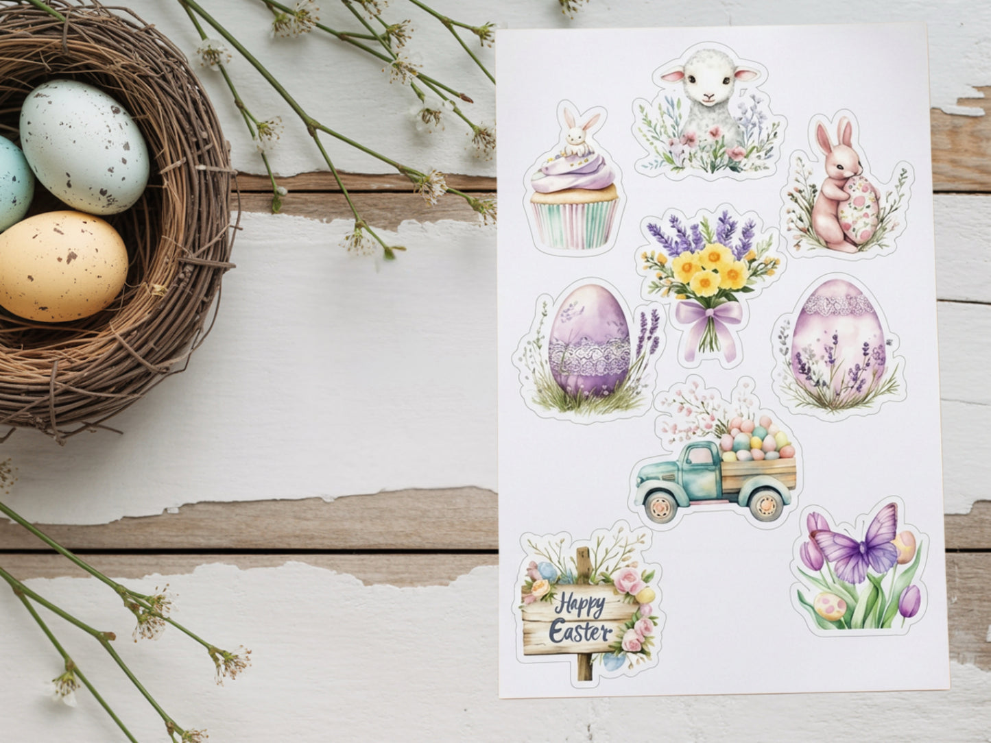 Easter Sticker Sheet