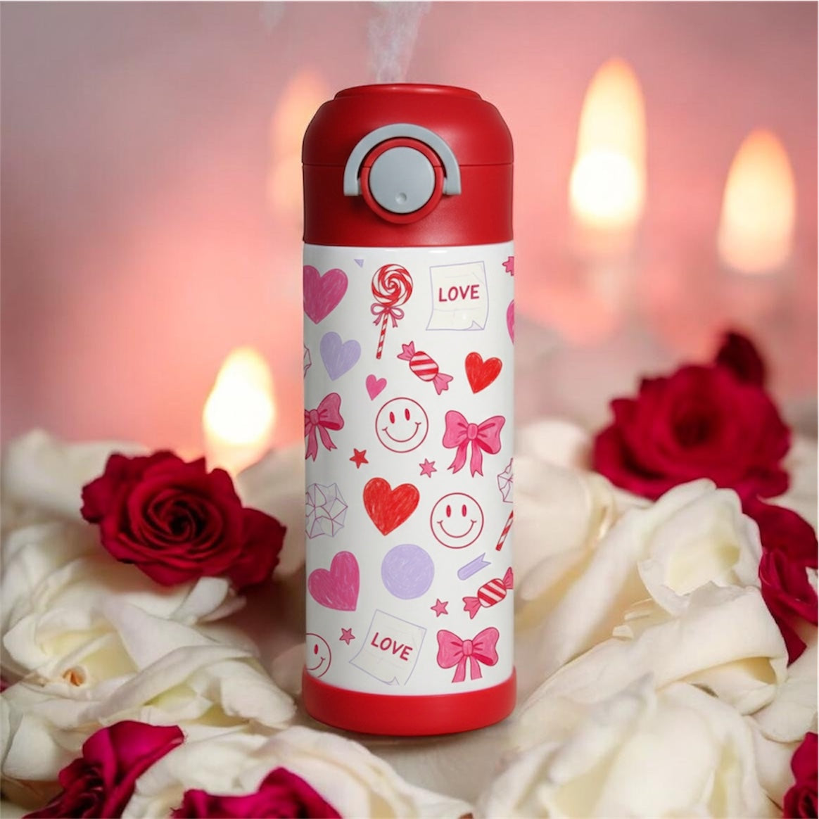 Retro Kids Valentine’s Tumbler