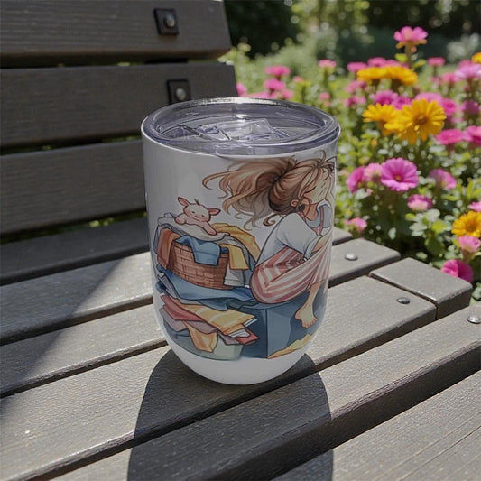 Mama Needs Wine Wine Tumbler – Funny Mom Drinkware