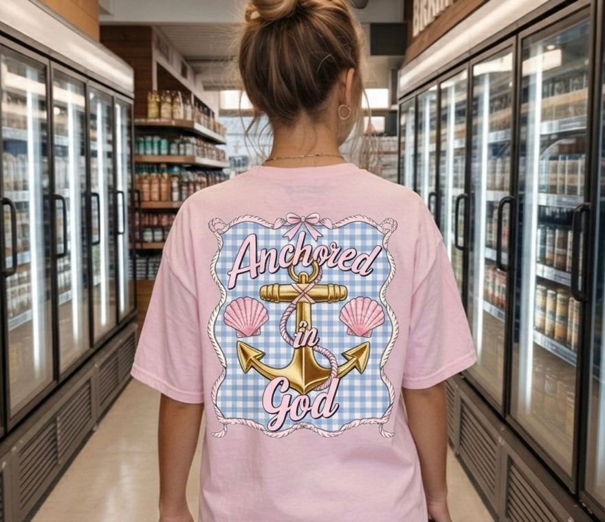 Anchored in God T-Shirt