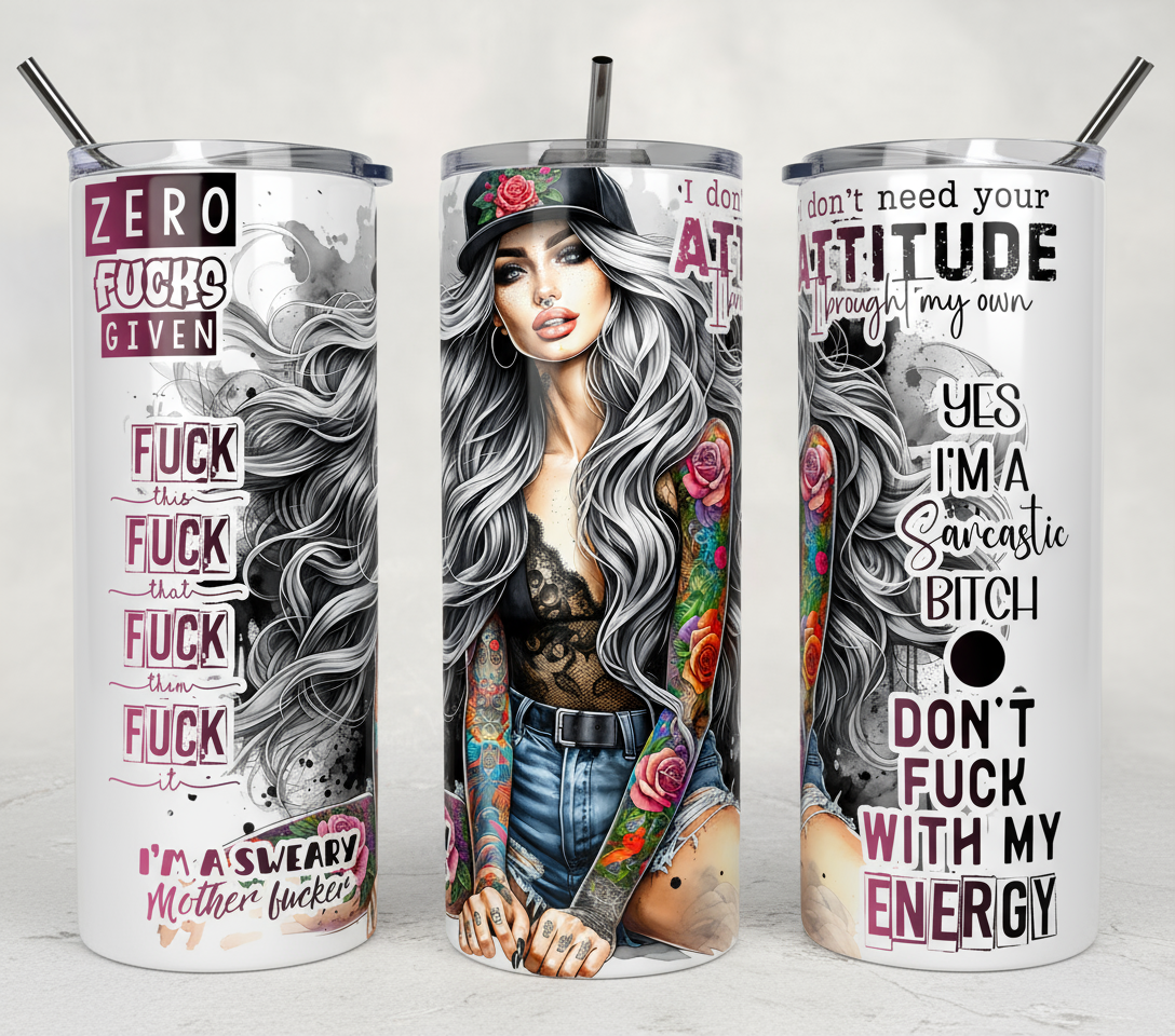 The Sarcastic MotherF**ker 20oz Tumbler
