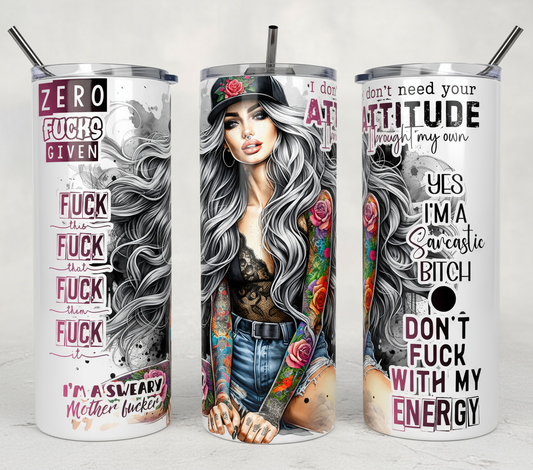 The Sarcastic MotherF**ker 20oz Tumbler