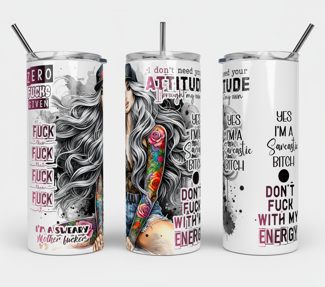 The Sarcastic MotherF**ker 20oz Tumbler