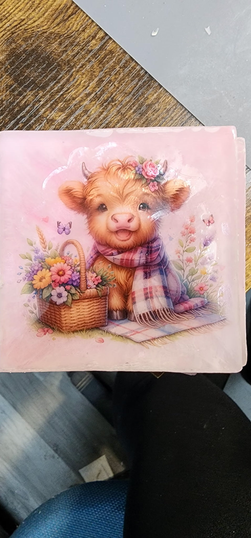 Cow Table Coasters- Cute And Durable Home Decor